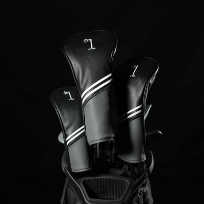 Fairway Collection: Headcover Set - Black and Grey