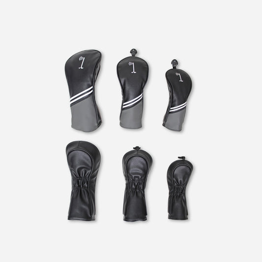 Fairway Collection: Headcover Set - Black and Grey